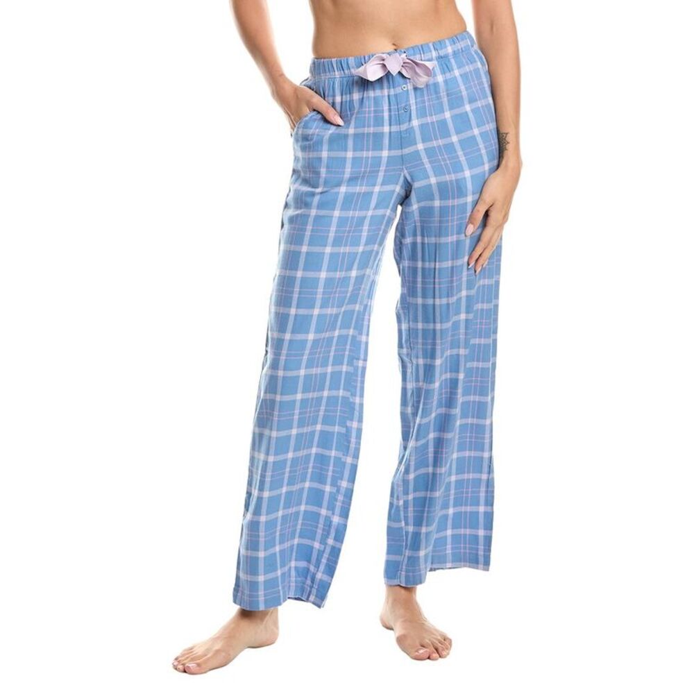 Florence By Mills Womens Flannel Sleep Pant, Blue